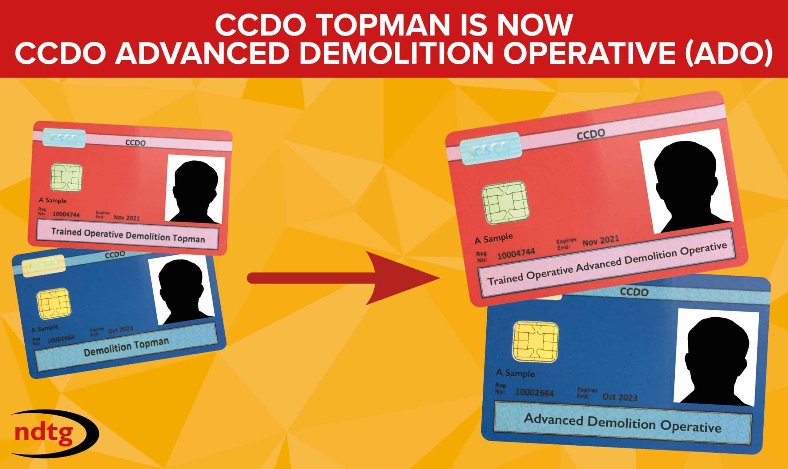 CCDO Topman Becomes CCDO Advanced Demolition Operative